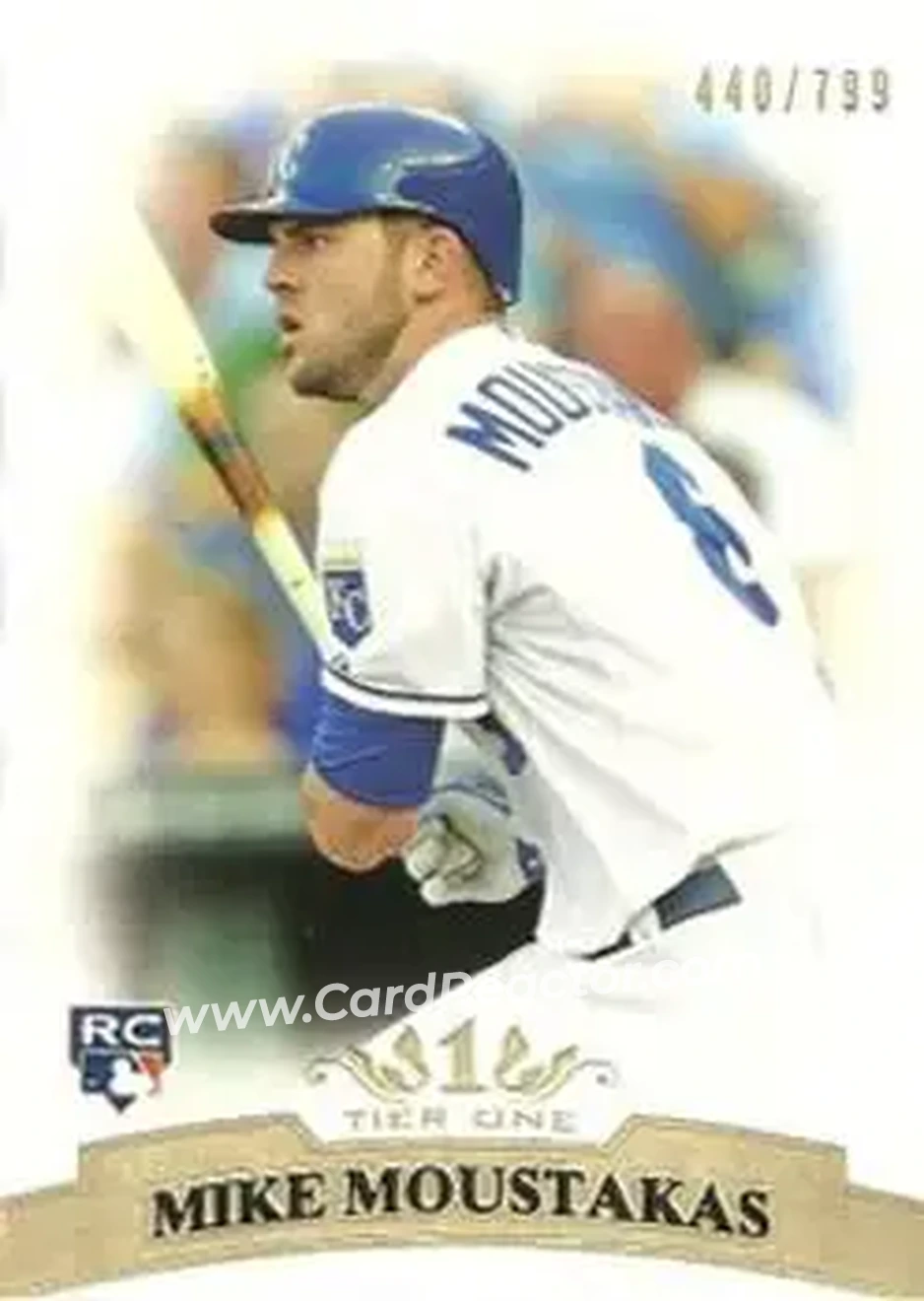 2011 Topps Tier One #67 - Mike Moustakas - Kansas City Royals - Front