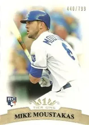 2011 Topps Tier One #67 - Mike Moustakas - Kansas City Royals