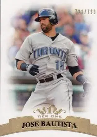 2011 Topps Tier One #69 - Jose Bautista - Toronto Blue Jays
