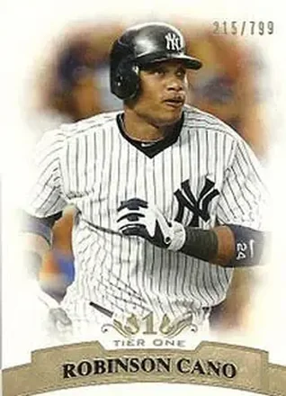 2011 Topps Tier One #75 - Robinson Cano - New York Yankees