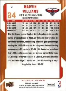 Back of Marvin Williams