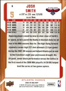 Back of Josh Smith