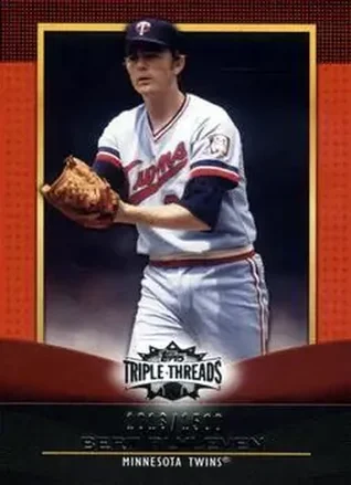 2011 Topps Triple Threads #3 - Bert Blyleven - Minnesota Twins