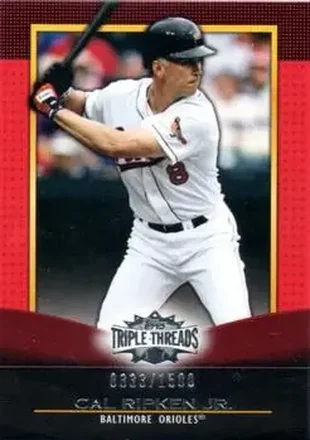 2011 Topps Triple Threads #8 - Cal Ripken - Baltimore Orioles