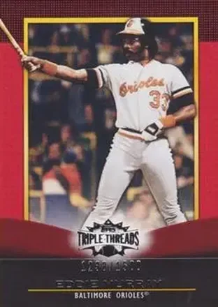 2011 Topps Triple Threads #14 - Eddie Murray - Baltimore Orioles