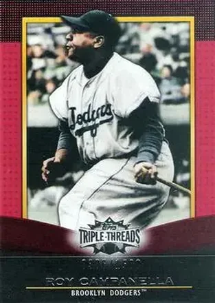 2011 Topps Triple Threads #18 - Roy Campanella - Brooklyn Dodgers