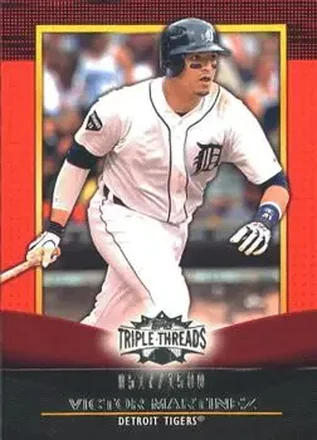 2011 Topps Triple Threads #20 - Victor Martinez - Detroit Tigers