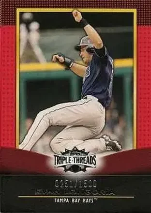 2011 Topps Triple Threads #23 - Evan Longoria - Tampa Bay Rays