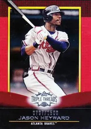 2011 Topps Triple Threads #25 - Jason Heyward - Atlanta Braves