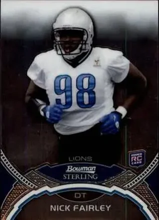 2011 Bowman Sterling #4 Nick Fairley