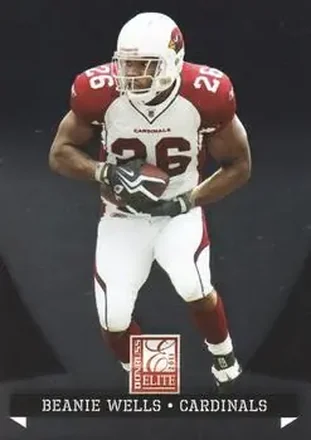 2011 Donruss Elite #1 - Beanie Wells - Arizona Cardinals