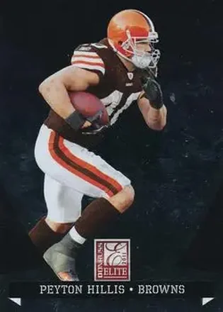 2011 Donruss Elite #25 - Peyton Hillis - Cleveland Browns