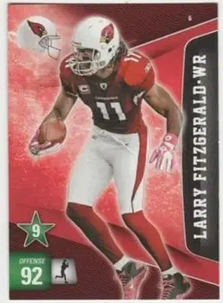 2011 Panini Adrenalyn XL #6 - Larry Fitzgerald - Arizona Cardinals