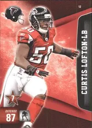 2011 Panini Adrenalyn XL #12 - Curtis Lofton - Atlanta Falcons