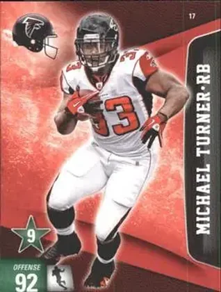 2011 Panini Adrenalyn XL #17 - Michael Turner - Atlanta Falcons