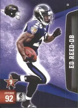 2011 Panini Adrenalyn XL #23 - Ed Reed - Baltimore Ravens