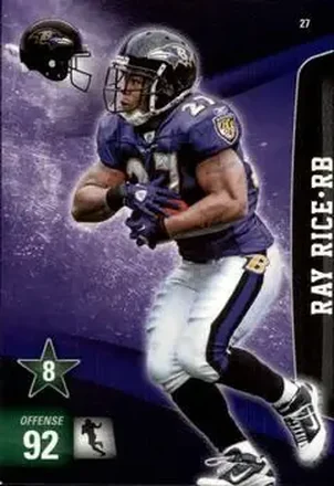 2011 Panini Adrenalyn XL #27 - Ray Rice - Baltimore Ravens
