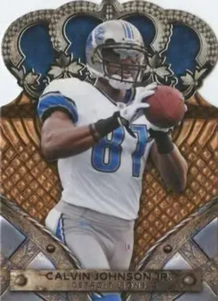 2011 Panini Crown Royale #12 - Calvin Johnson - Detroit Lions