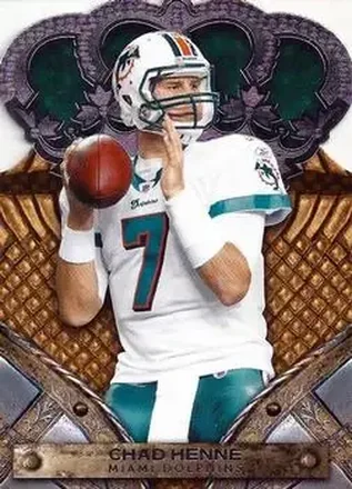 2011 Panini Crown Royale #15 - Chad Henne - Miami Dolphins