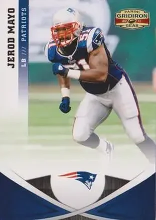 2011 Panini Gridiron Gear #3 - Jerod Mayo - New England Patriots