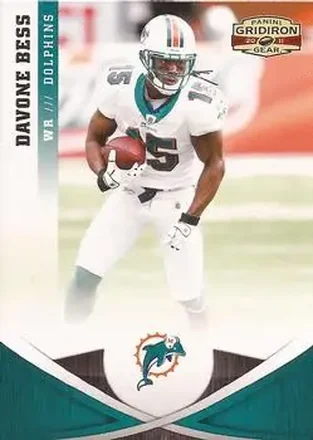 2011 Panini Gridiron Gear #13 - Davone Bess - Miami Dolphins