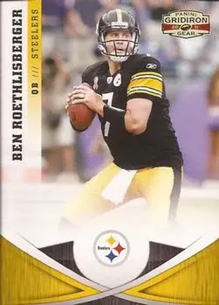 2011 Panini Gridiron Gear #19 - Ben Roethlisberger - Pittsburgh Steelers
