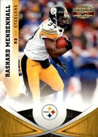 2011 Panini Gridiron Gear #23 - Rashard Mendenhall - Pittsburgh Steelers
