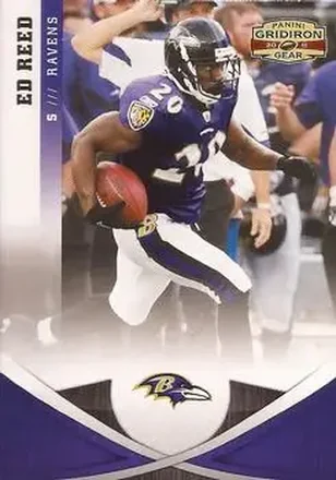 2011 Panini Gridiron Gear #25 - Ed Reed - Baltimore Ravens