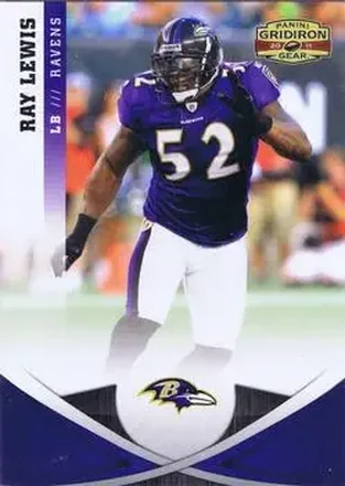 2011 Panini Gridiron Gear #27 - Ray Lewis - Baltimore Ravens