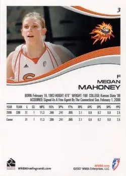Back of Megan Mahoney