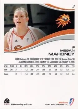 Back of Megan Mahoney