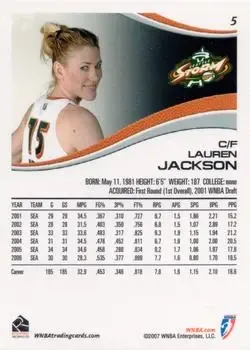 Back of Lauren Jackson