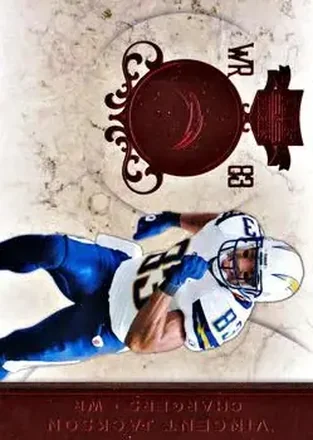 2011 Panini Plates & Patches #92 - Vincent Jackson - San Diego Chargers