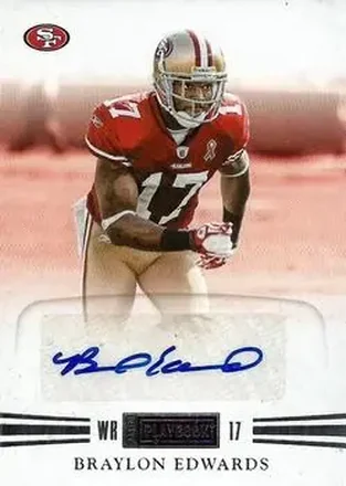 2011 Panini Playbook #5 - Braylon Edwards - San Francisco 49ers