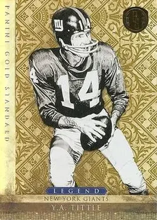 2011 Panini Gold Standard #138 - Y.A. Tittle - New York Giants