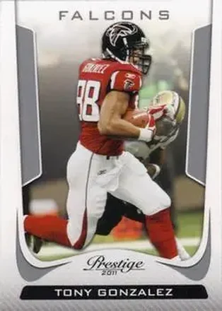 2011 Panini Prestige #11 - Tony Gonzalez - Atlanta Falcons