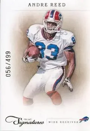 2011 Panini Prime Signatures #4 - Andre Reed - Buffalo Bills