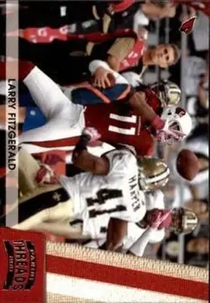 2011 Panini Threads #2 - Larry Fitzgerald - Arizona Cardinals