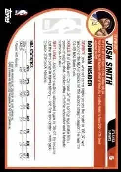 Back of Josh Smith