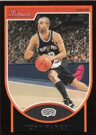 2007-08 Bowman #9 - Tony Parker - San Antonio Spurs