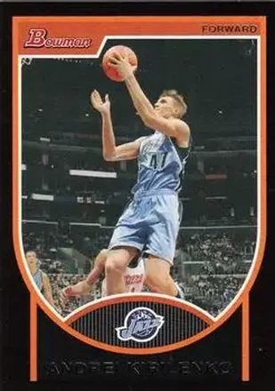 2007-08 Bowman #47 - Andrei Kirilenko - Utah Jazz