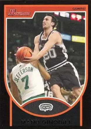 2007-08 Bowman #51 - Manu Ginóbili - San Antonio Spurs