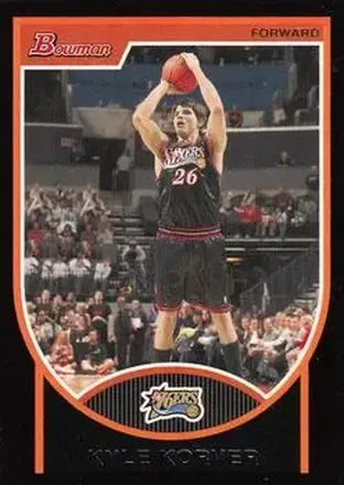 2007-08 Bowman #54 - Kyle Korver - Philadelphia 76ers
