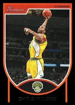 2007-08 Bowman #63 - Chris Wilcox - Seattle SuperSonics