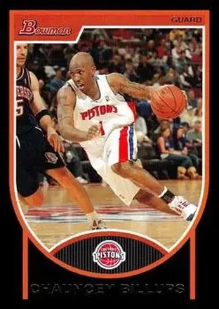 2007-08 Bowman #68 - Chauncey Billups - Detroit Pistons