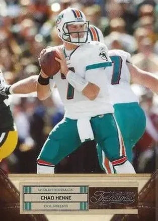 2011 Panini Timeless Treasures #15 - Chad Henne - Miami Dolphins