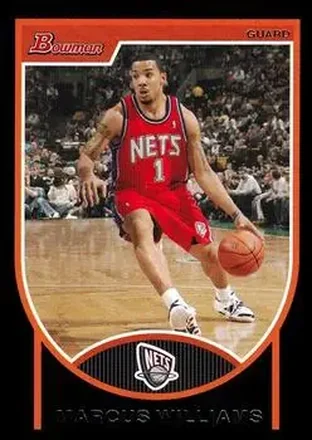 2007-08 Bowman #74 - Marcus Williams - New Jersey Nets