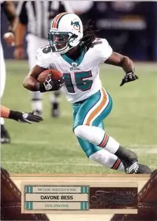 2011 Panini Timeless Treasures #24 - Davone Bess - Miami Dolphins