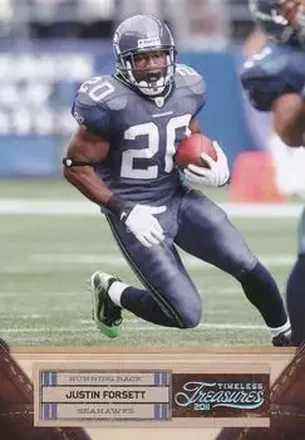 2011 Panini Timeless Treasures #50 - Justin Forsett - Seattle Seahawks