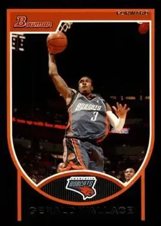 2007-08 Bowman #80 - Gerald Wallace - Charlotte Bobcats